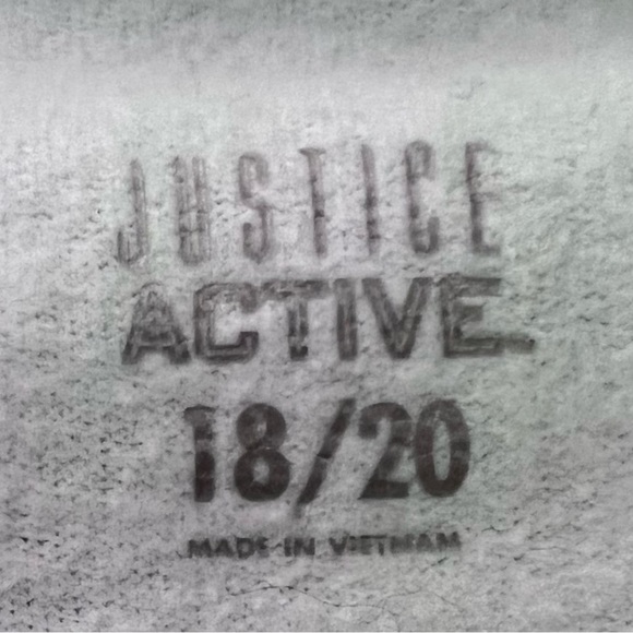 Justice Active Tie Dye Cropped Hoodie Juniors Plus Size 18/20 GREAT CONDITION - Picture 5 of 5